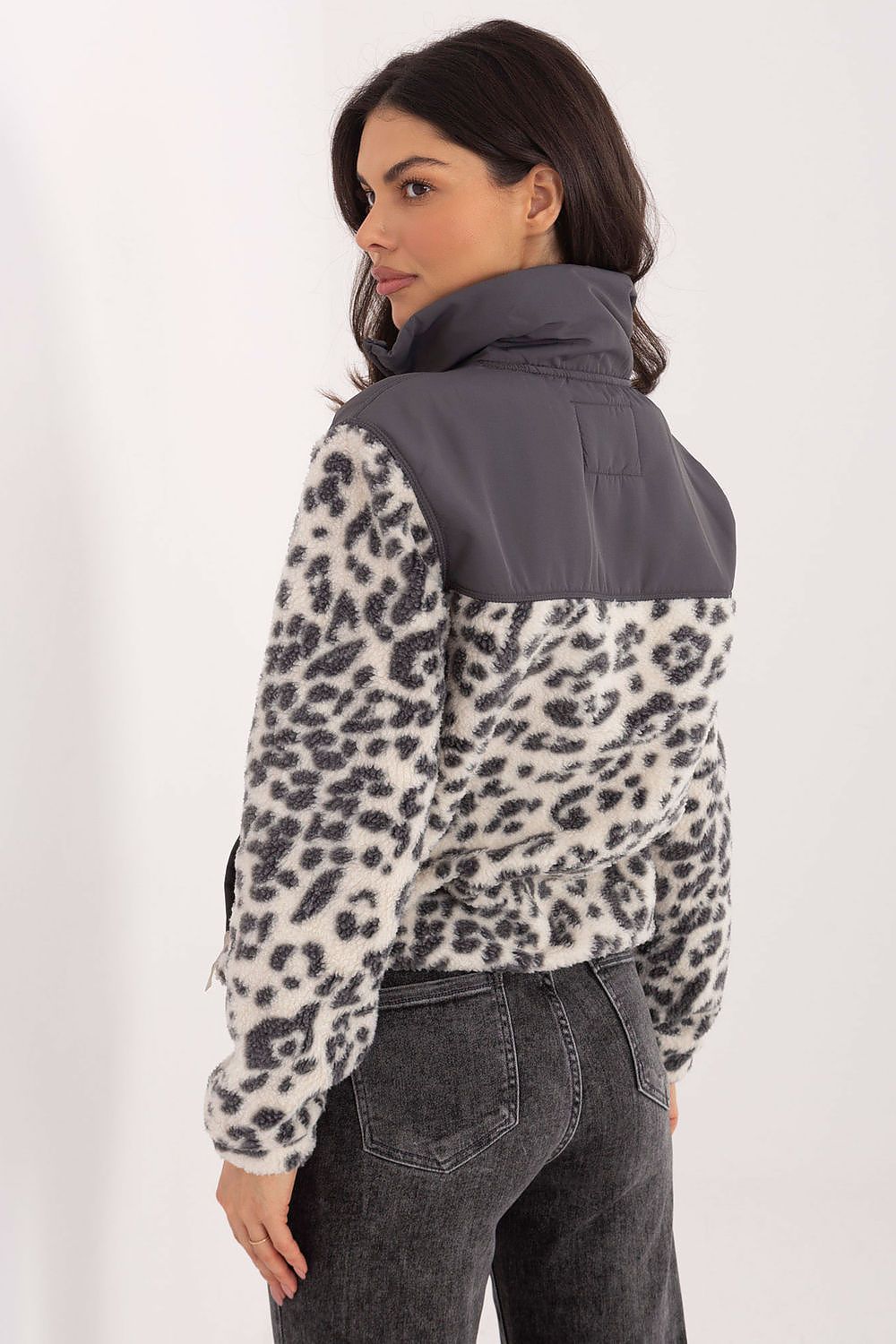Women's Beige and Grey Jacket view 7