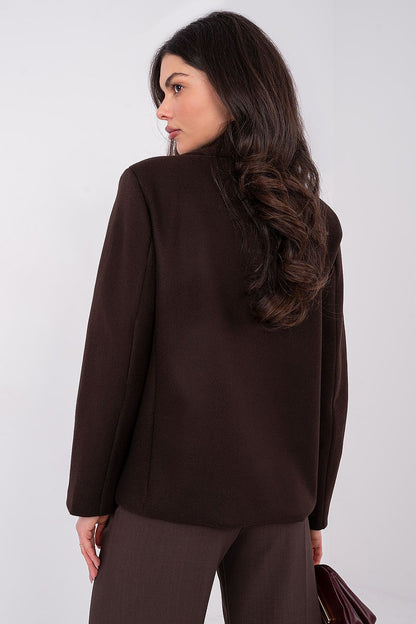 red long sleeve coat view 19