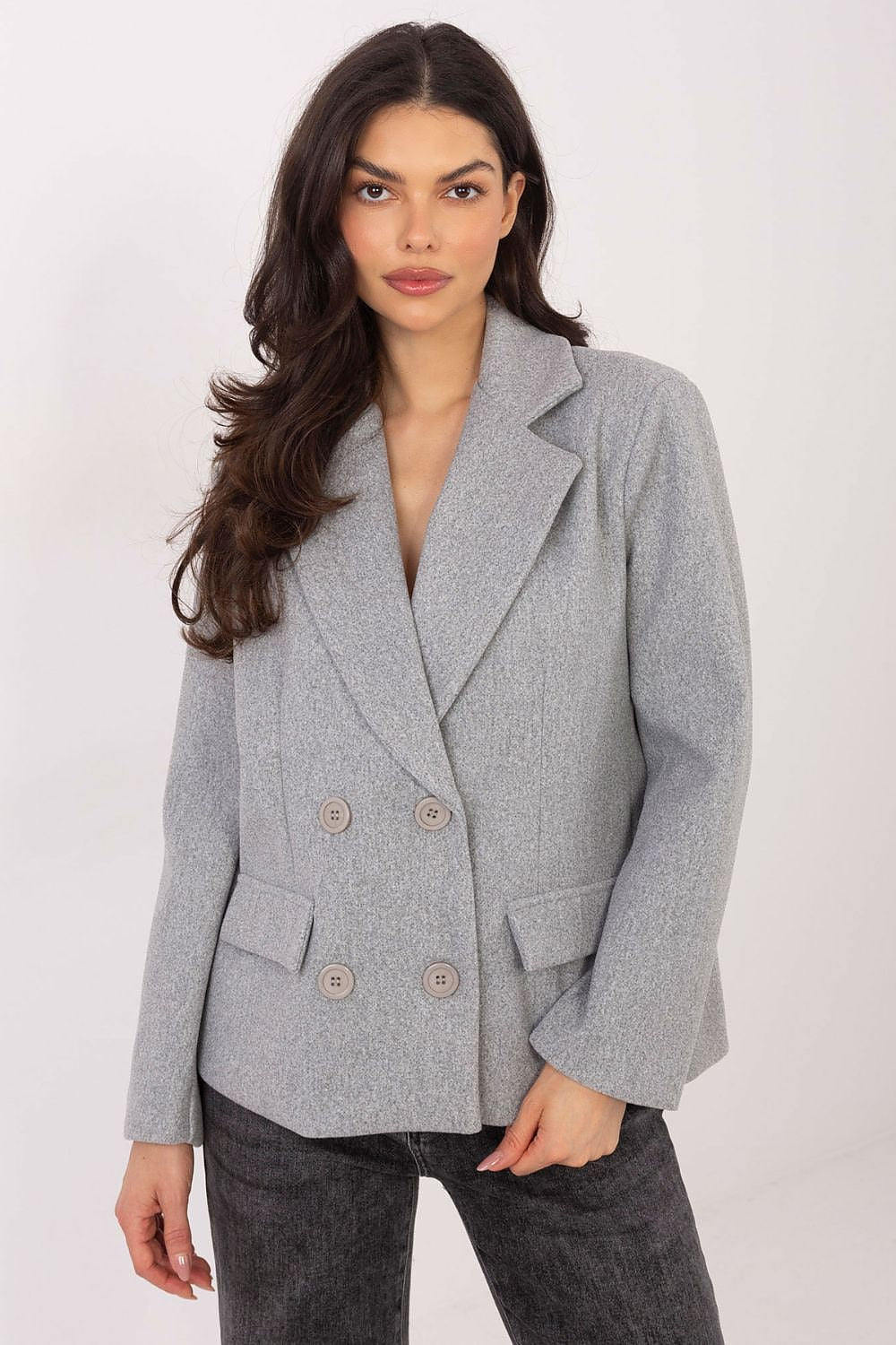 red long sleeve coat view 16