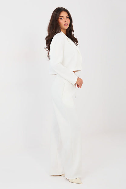 brown long sleeve maxi matching set side view