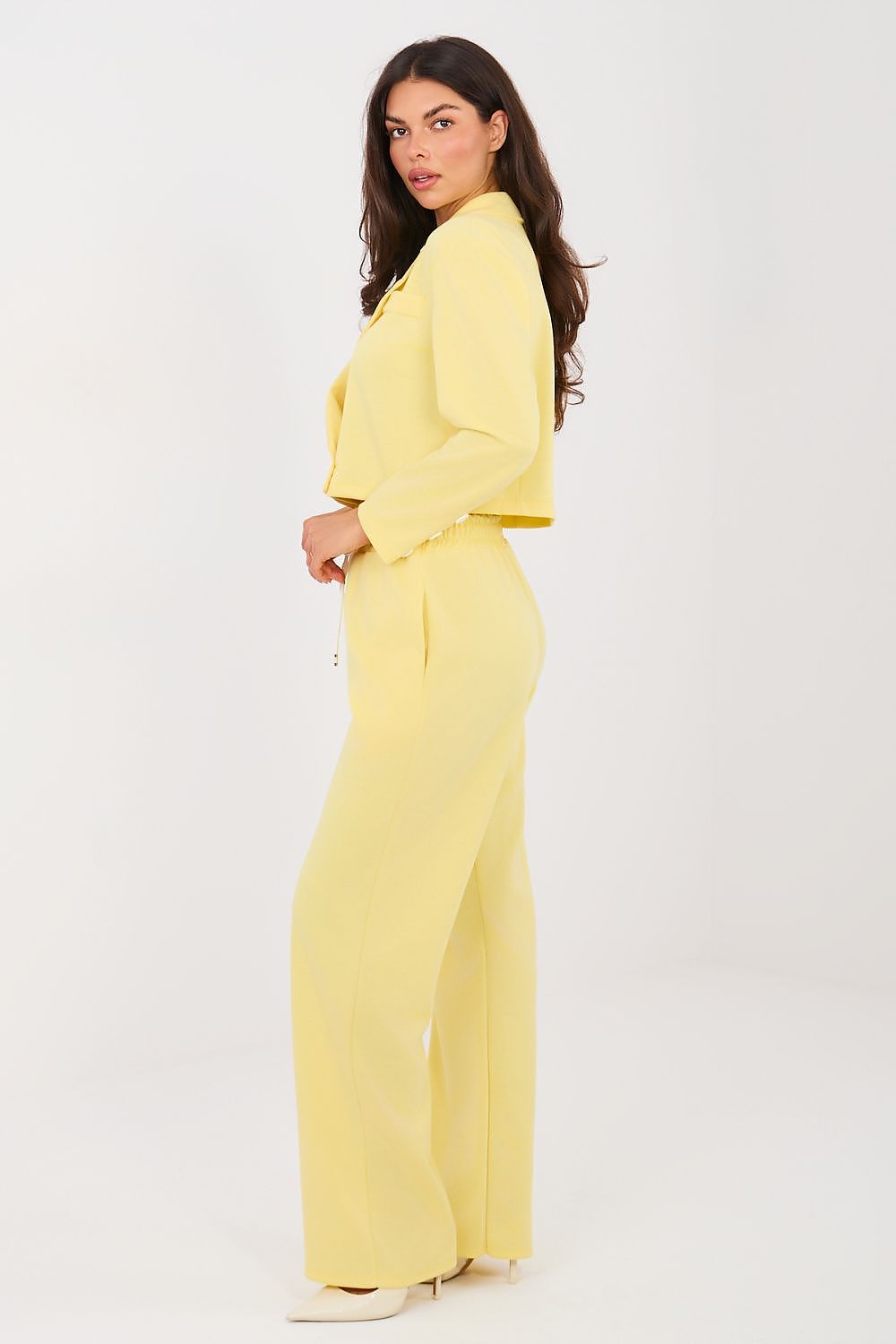 brown long sleeve maxi matching set view 9