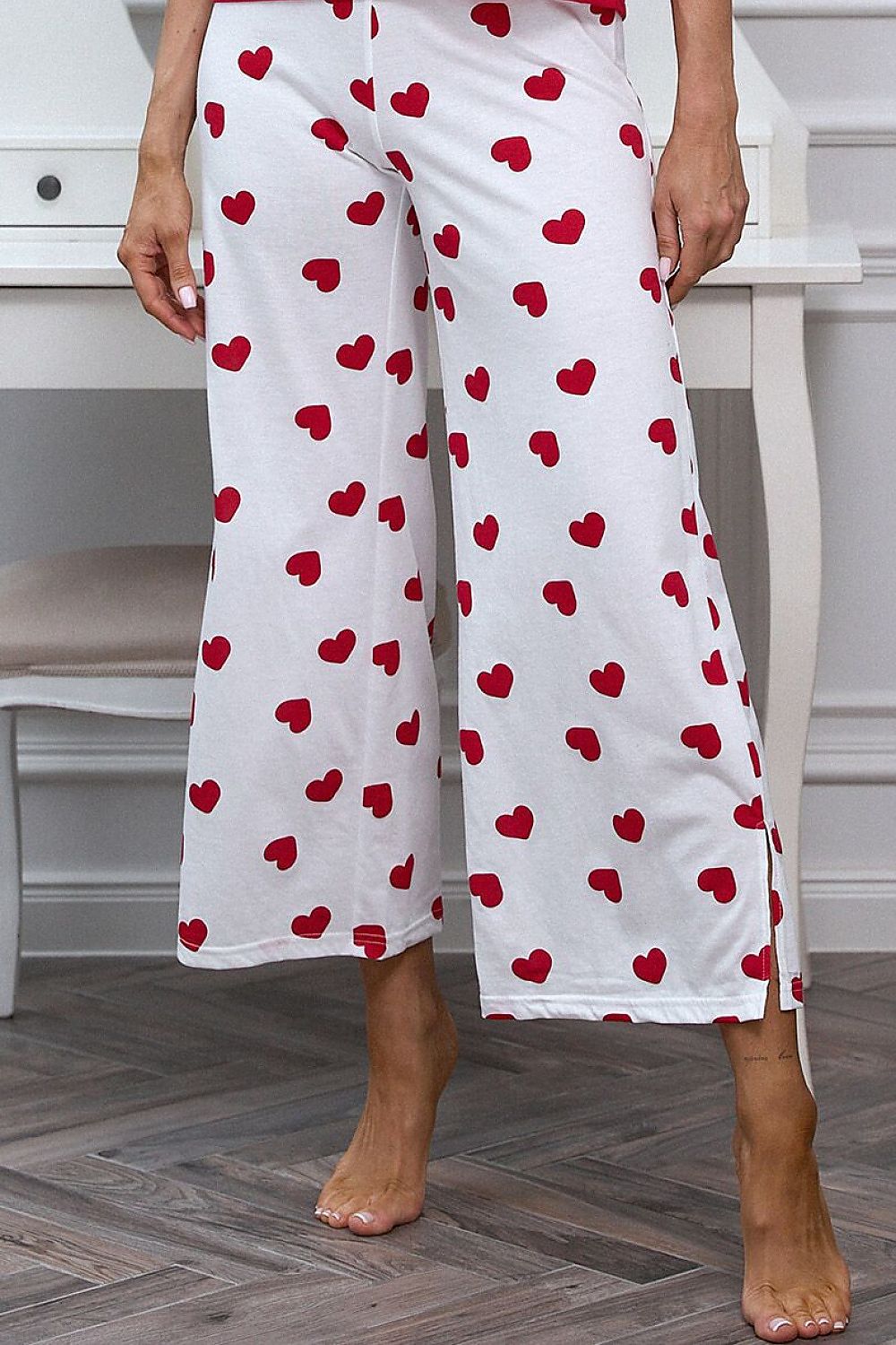 red short sleeve mini pyjama alternate angle