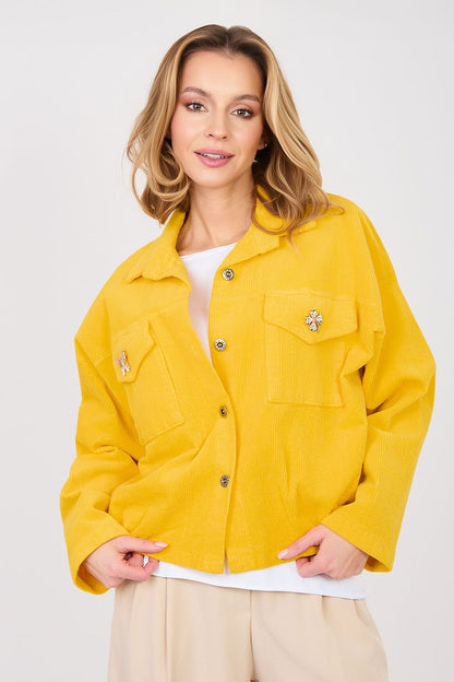 beige long sleeve corduroy jacket view 12