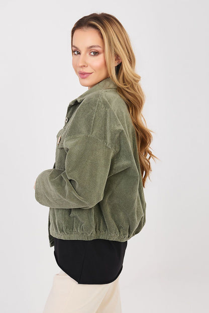 beige long sleeve corduroy jacket view 17