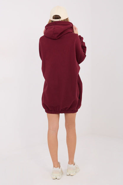 grey long sleeve mini day dress view 18