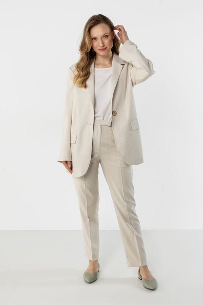 beige long sleeve jacket view 9