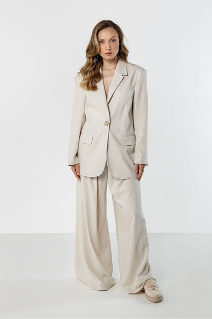 beige long sleeve jacket view 10