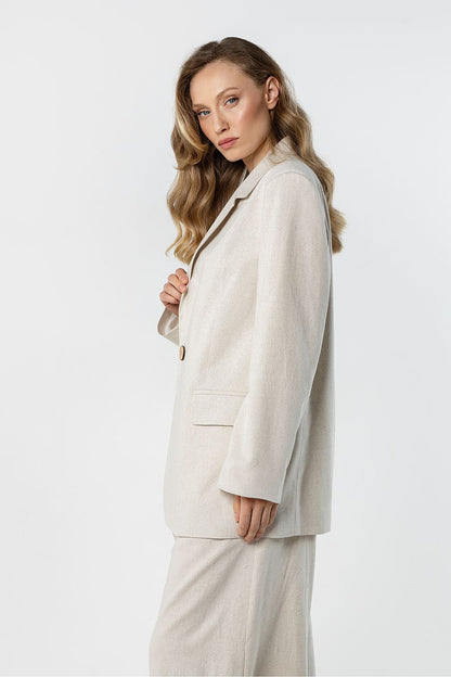 beige long sleeve jacket view 12