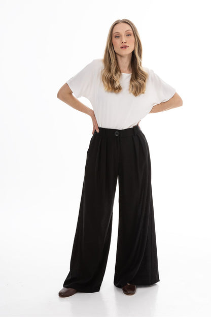 beige women trousers view 7