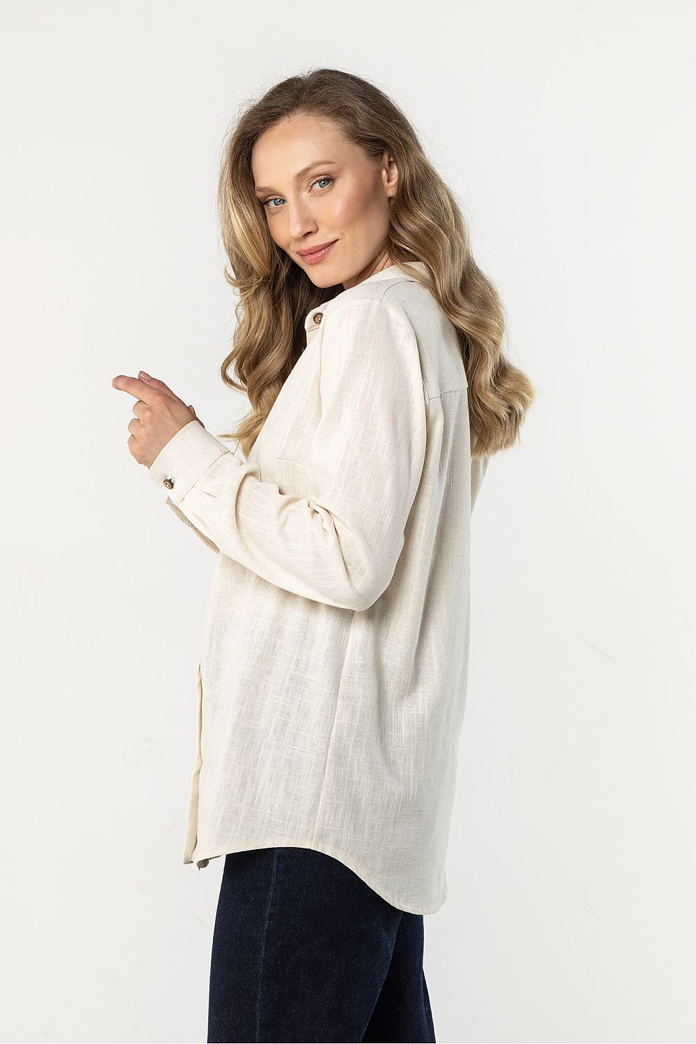 green long sleeve long sleeve shirt view 10