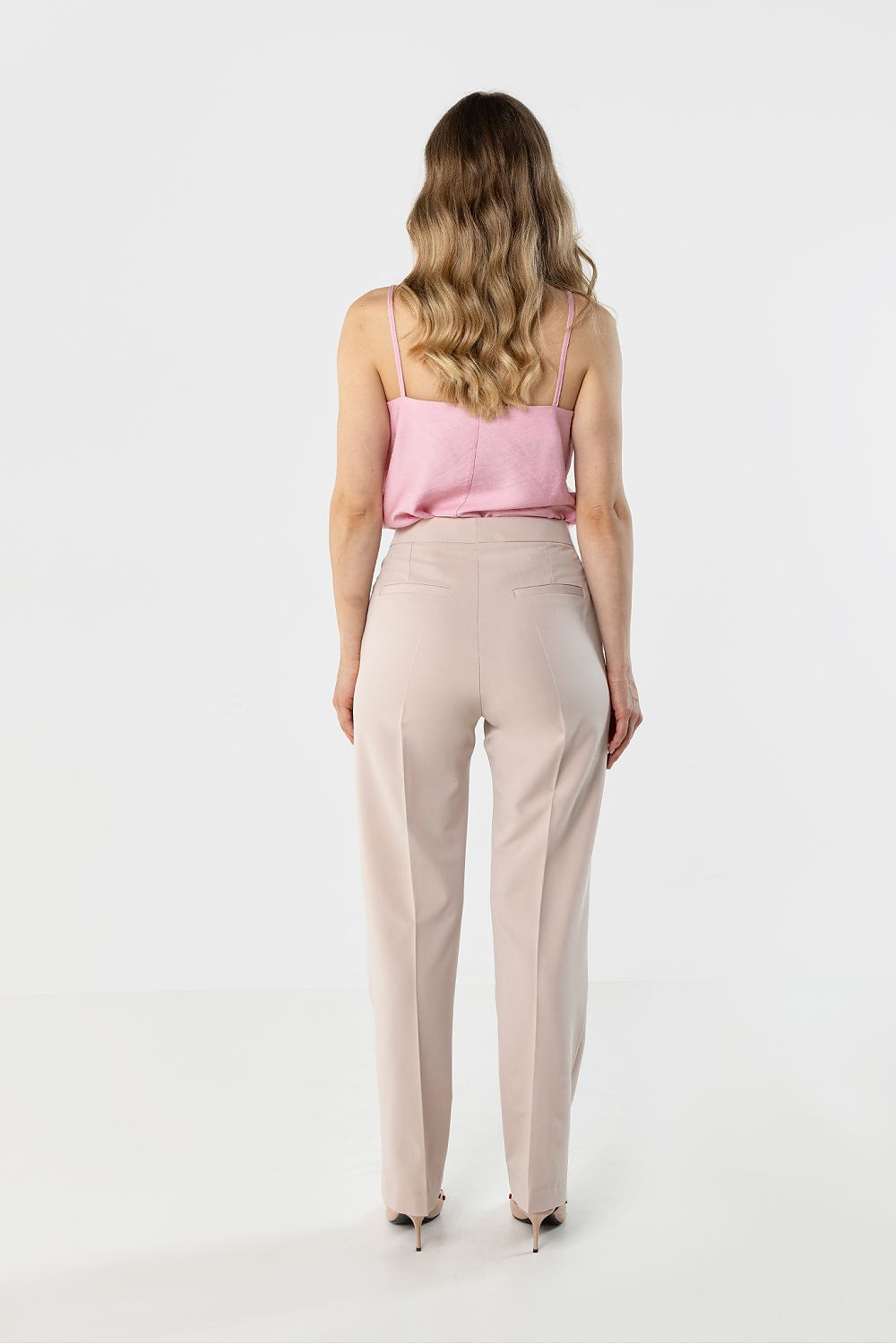 pink women trousers view 9