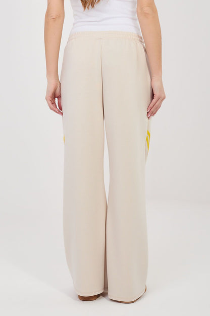 yellow lace tracksuit trousers view 6