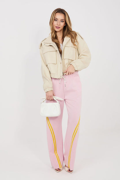 yellow lace tracksuit trousers view 8