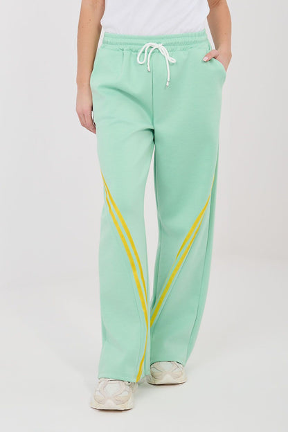 yellow lace tracksuit trousers view 13