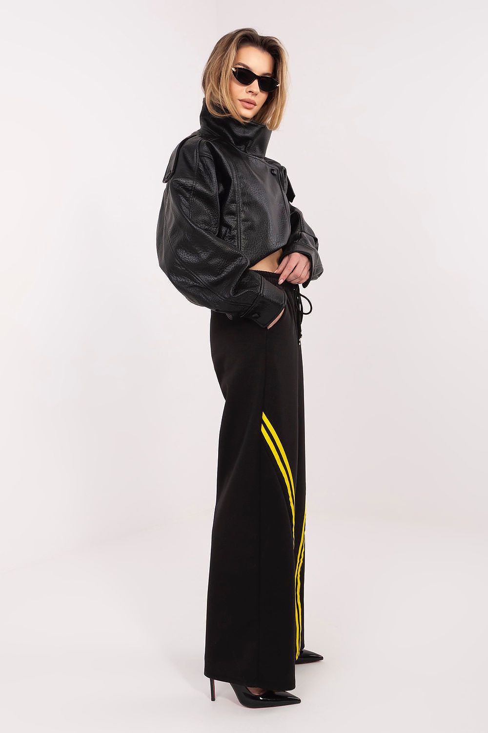 yellow lace tracksuit trousers view 17
