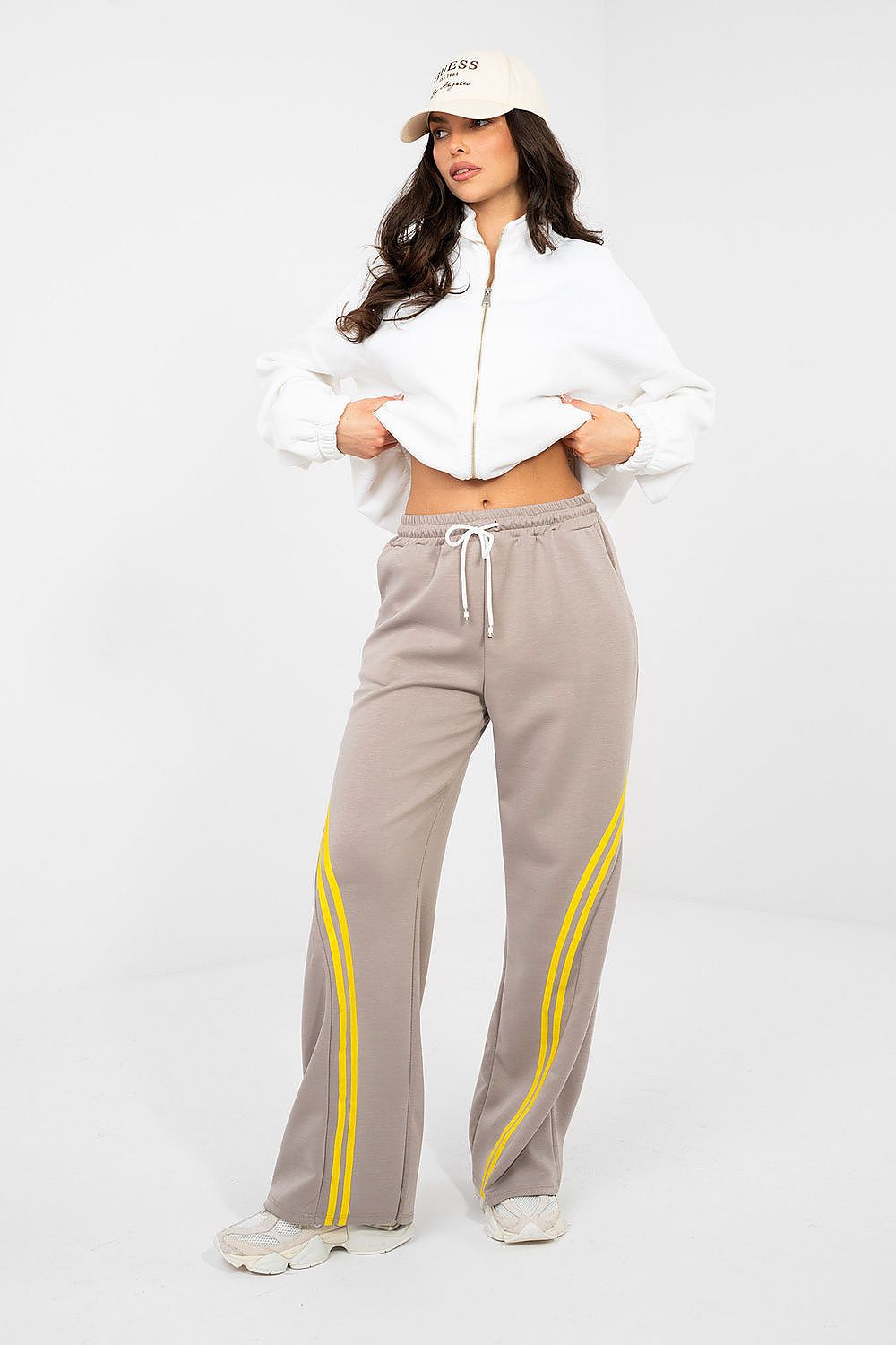 yellow lace tracksuit trousers view 23