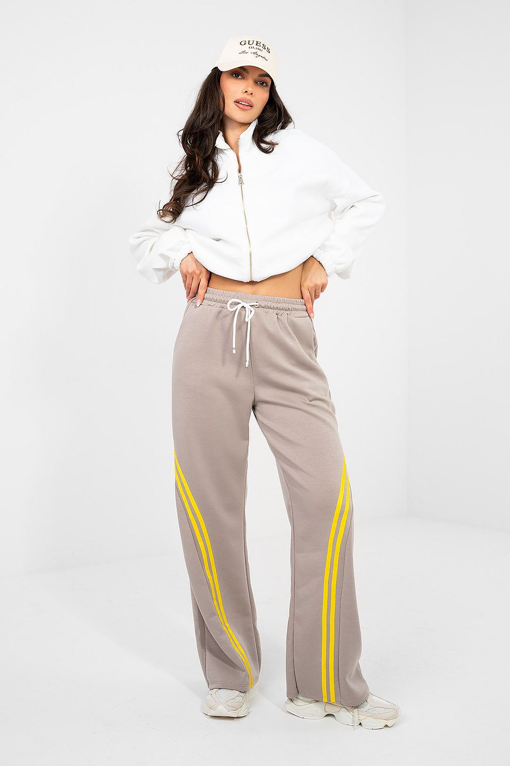 yellow lace tracksuit trousers view 24