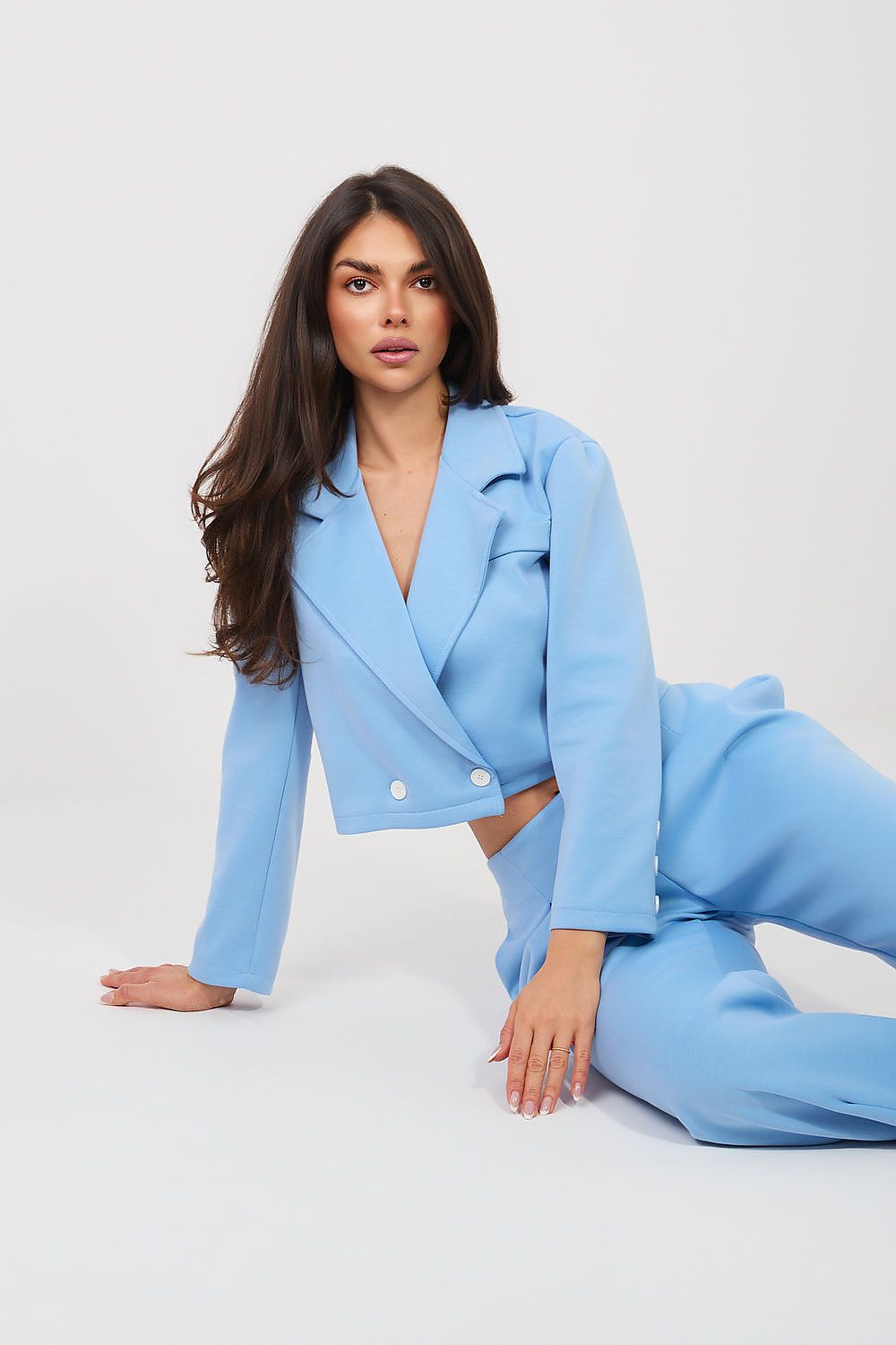 beige long sleeve matching set view 25
