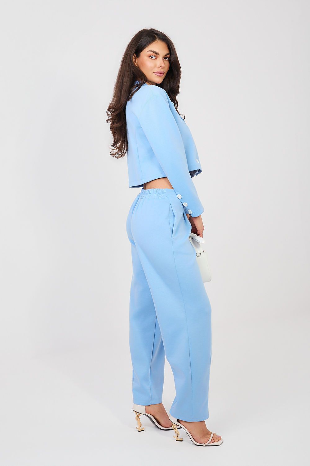 beige long sleeve matching set view 26