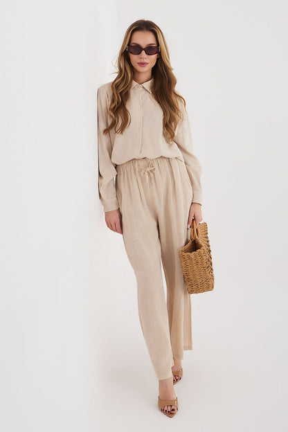 pink women trousers view 6