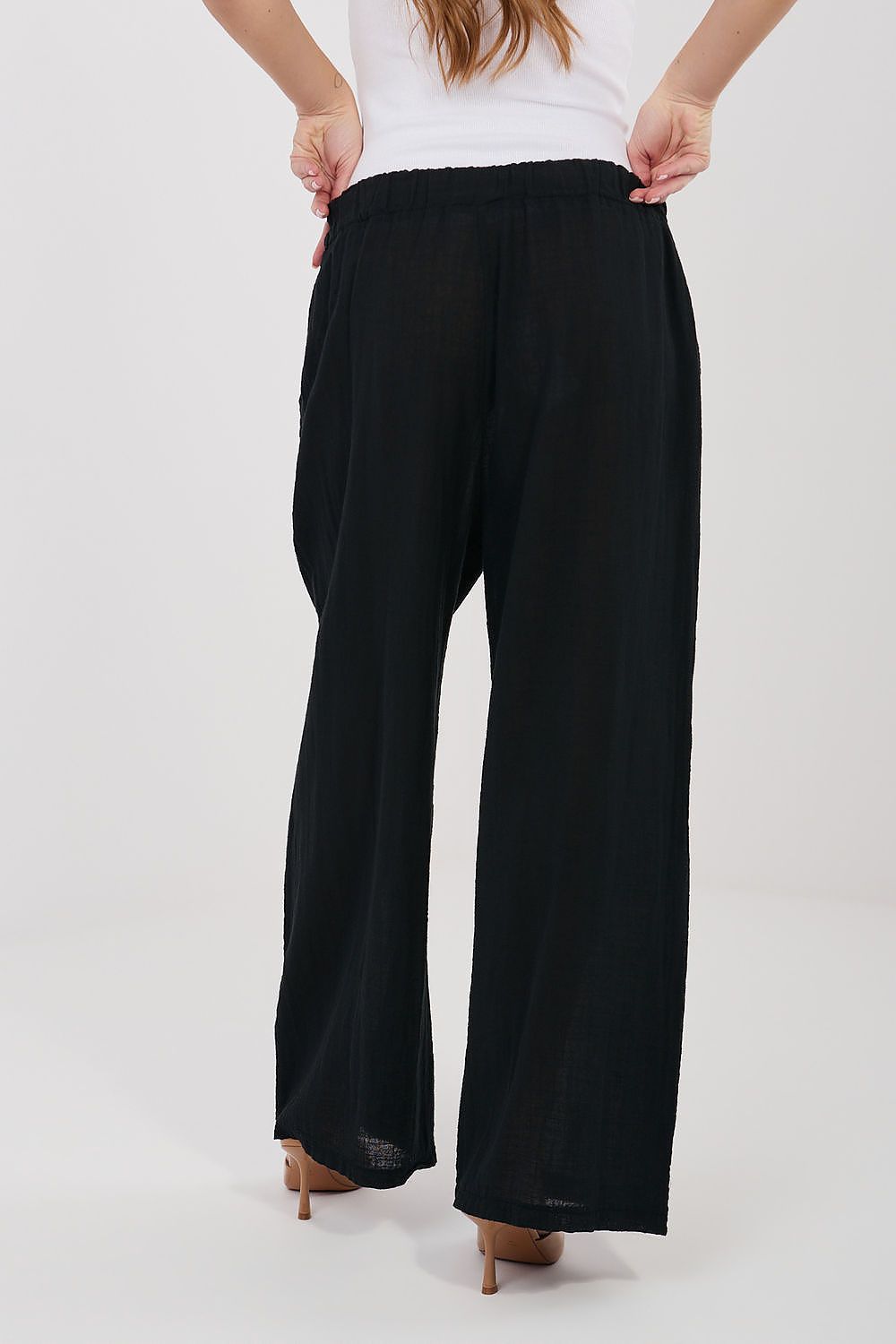 pink women trousers view 11