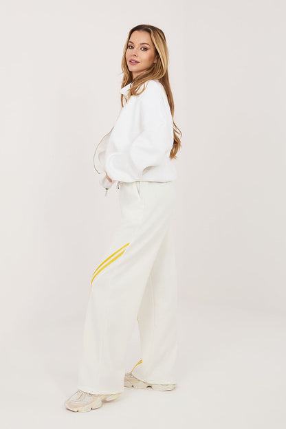 beige lace tracksuit trousers alternate angle