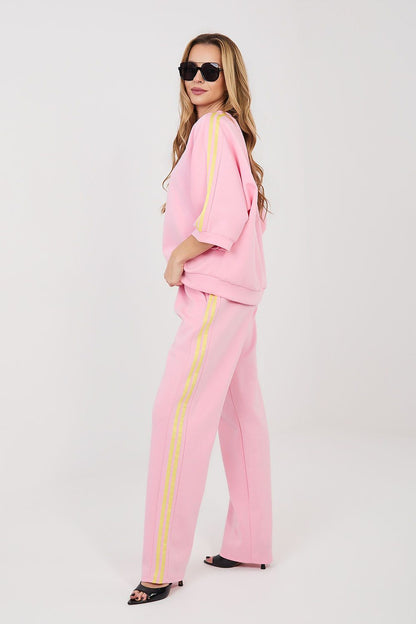 pink matching set alternate angle