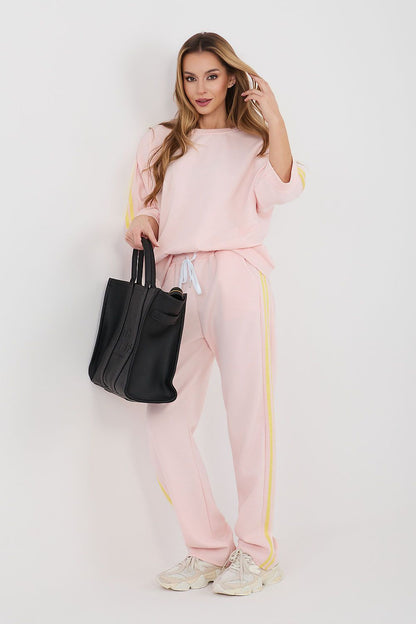 pink matching set front view