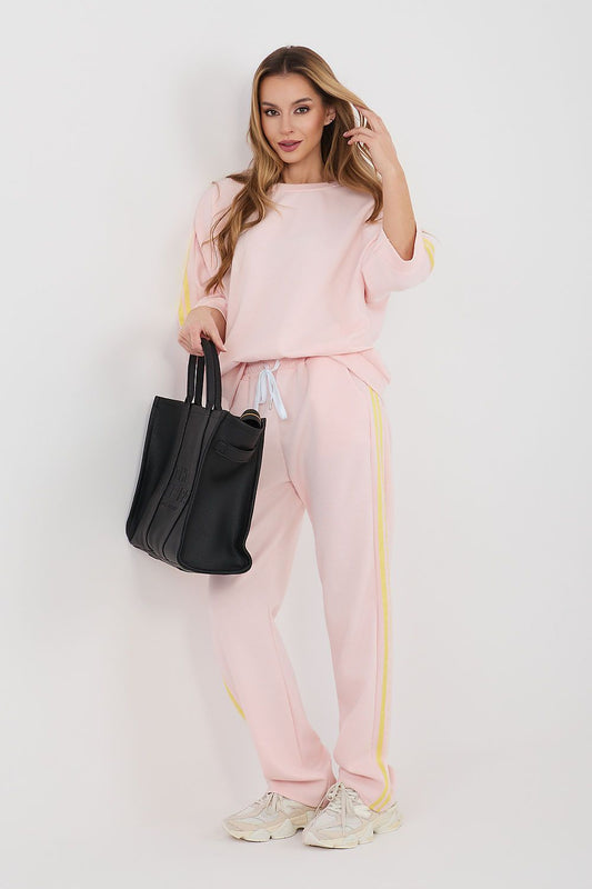 pink matching set front view