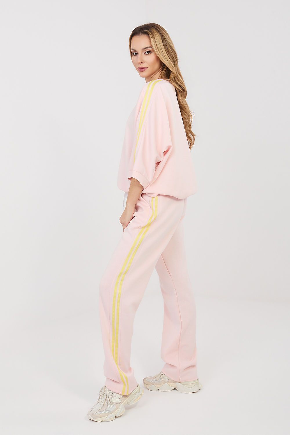 pink matching set alternate angle