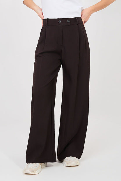 brown women trousers front view