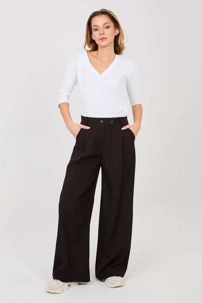 brown women trousers alternate angle