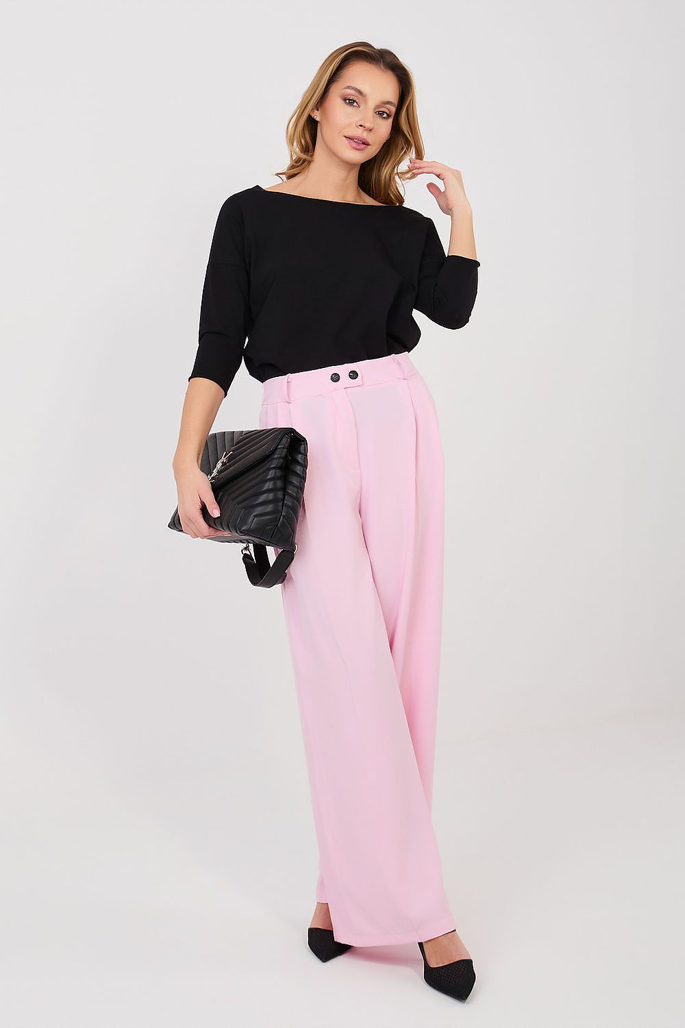 pink women trousers alternate angle