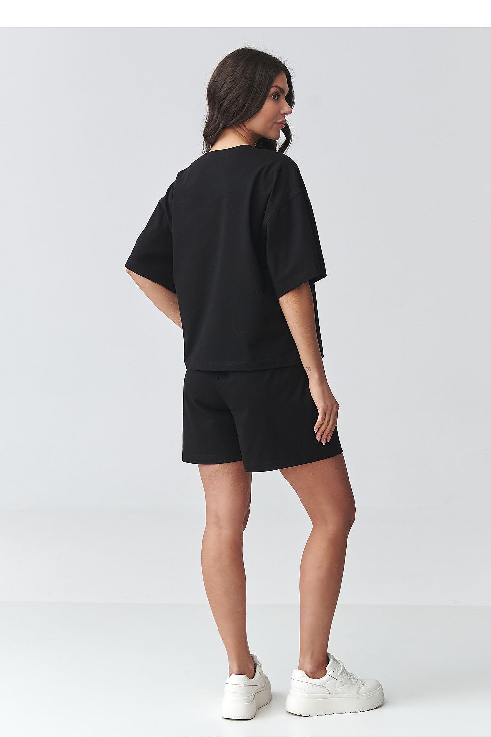 brown short sleeve mini matching set view 12
