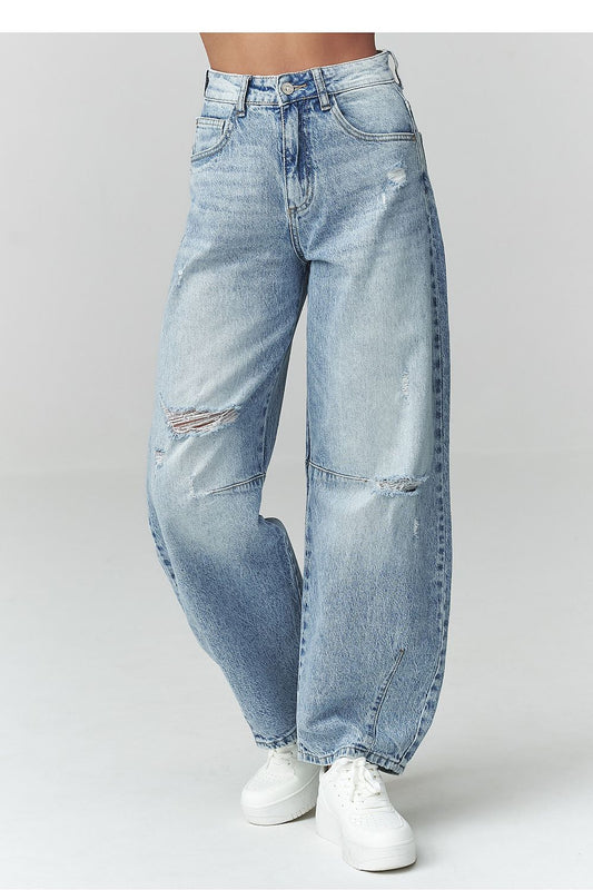 blue jeans front view