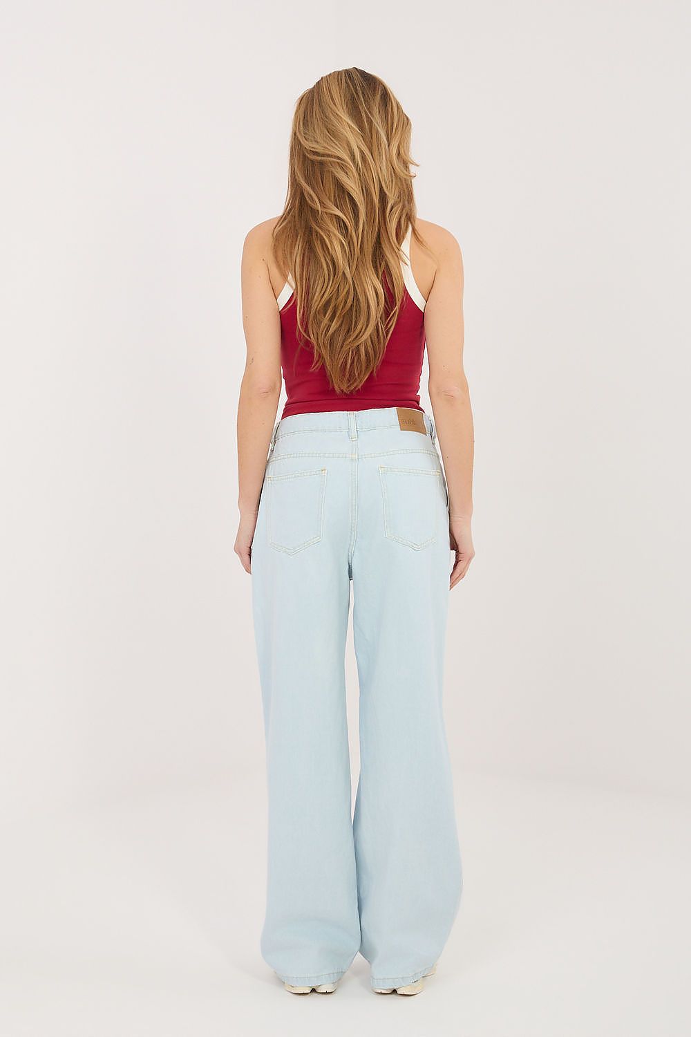 blue jeans detail view