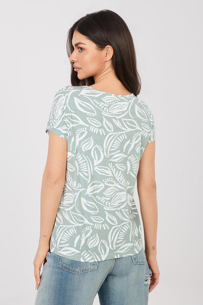 black short sleeve blouse view 13