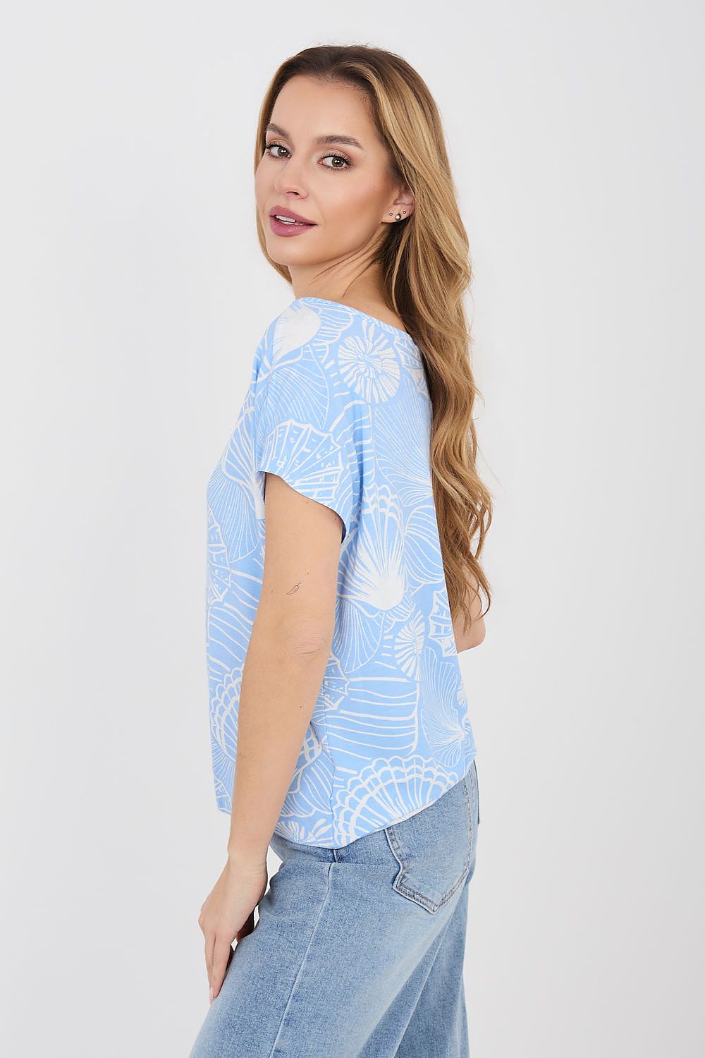 black short sleeve blouse view 16