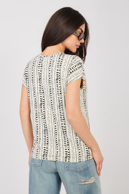 black short sleeve blouse view 23