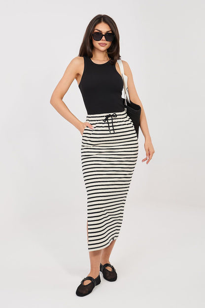 black midi mini skirt view 11