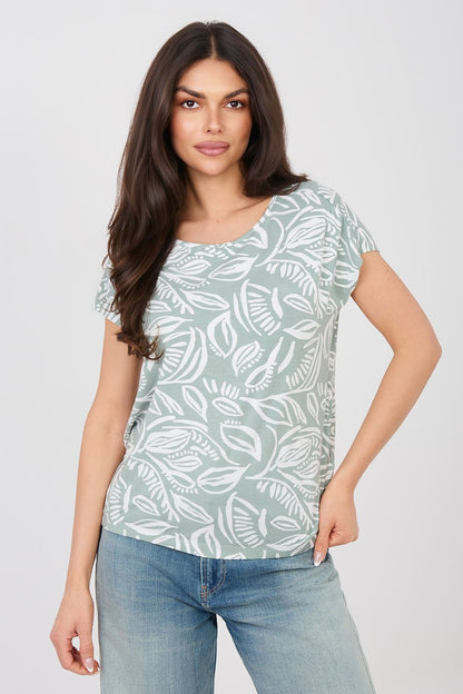 black short sleeve blouse view 14