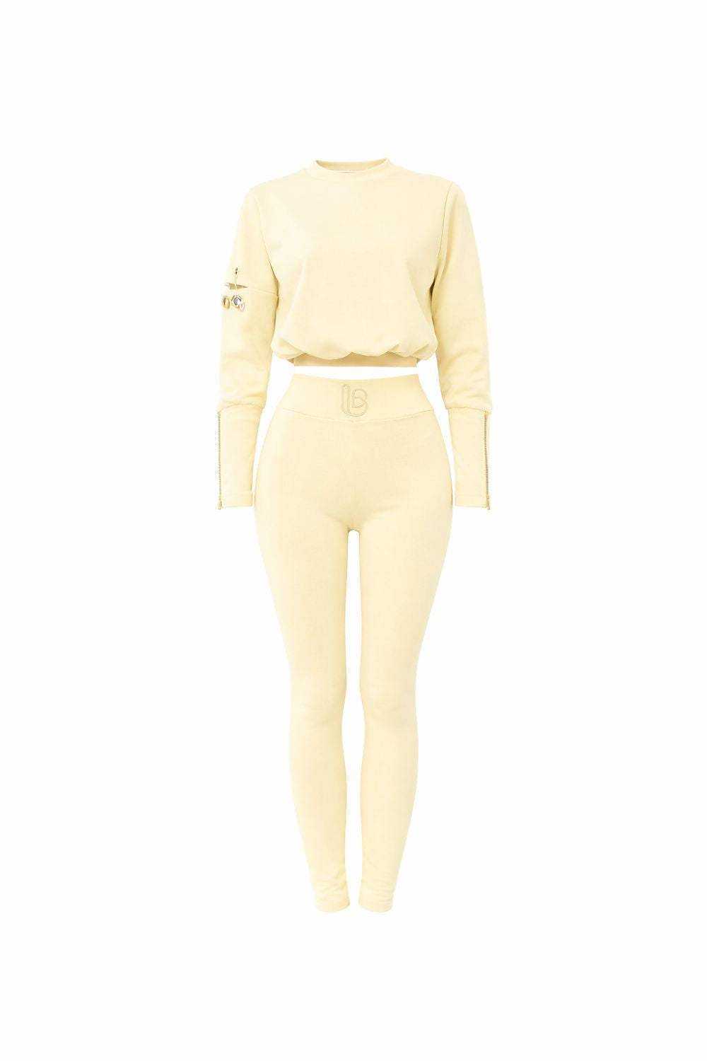 yellow matching set alternate angle