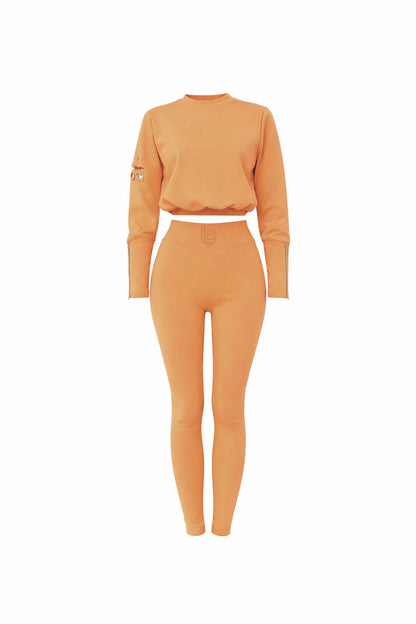 yellow matching set back view