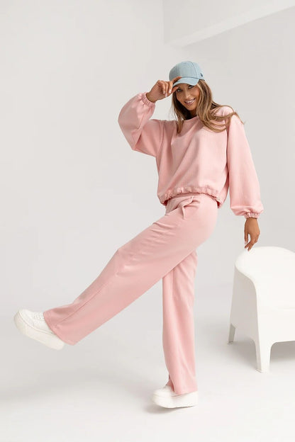 pink matching set alternate angle