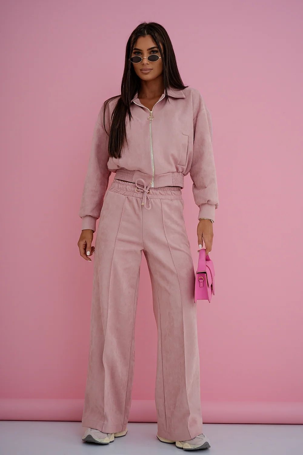 pink matching set alternate angle