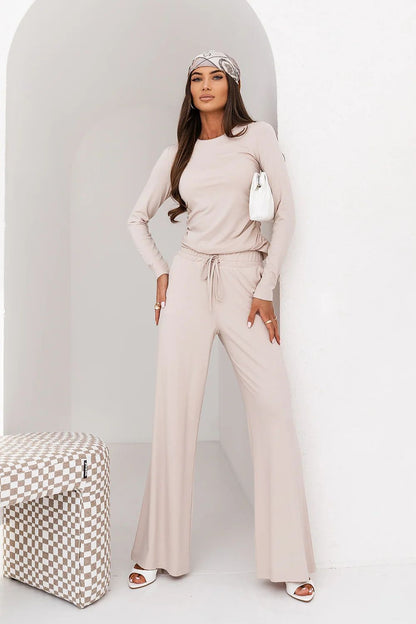 brown maxi matching set view 8