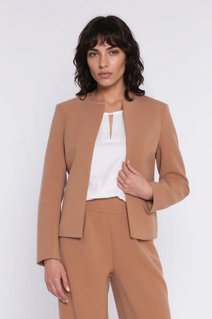 blue jacket side view