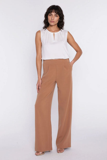 blue women trousers side view