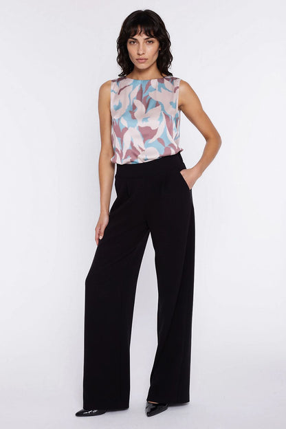 blue women trousers view 8