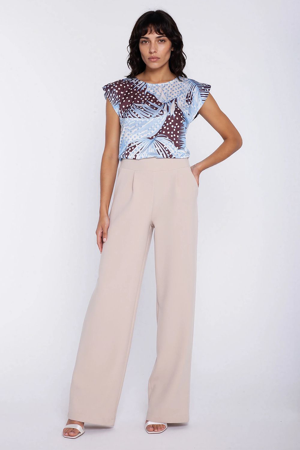 blue women trousers view 11